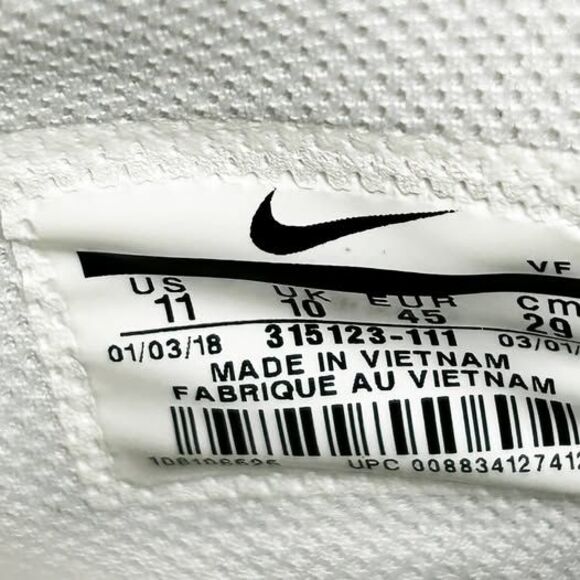 Nike Air Force 1 Mid ‘07 – All White – Men’s Size (11) - Picture 8 of 8